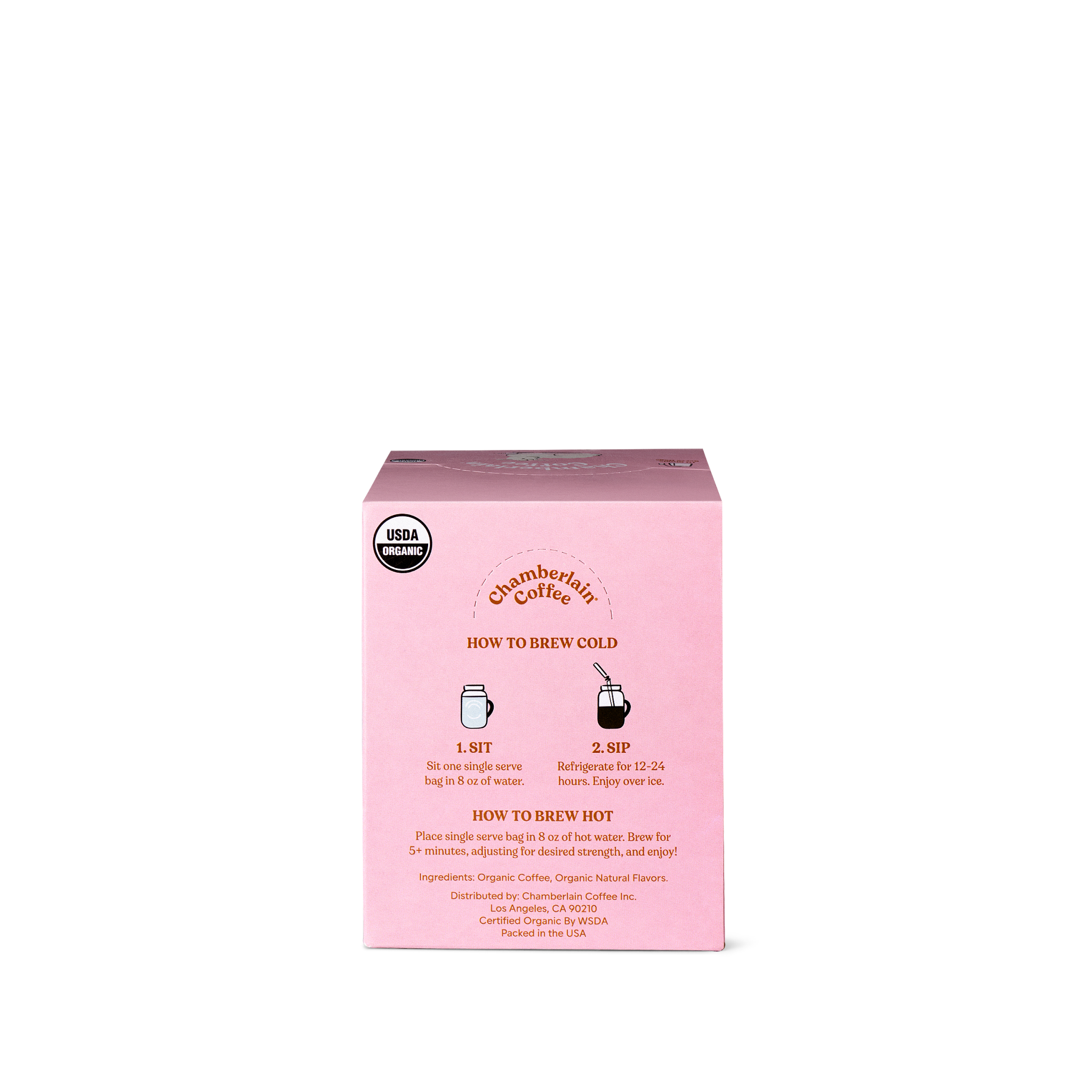 Organic Vanilla Cold Brew Coffee Singles