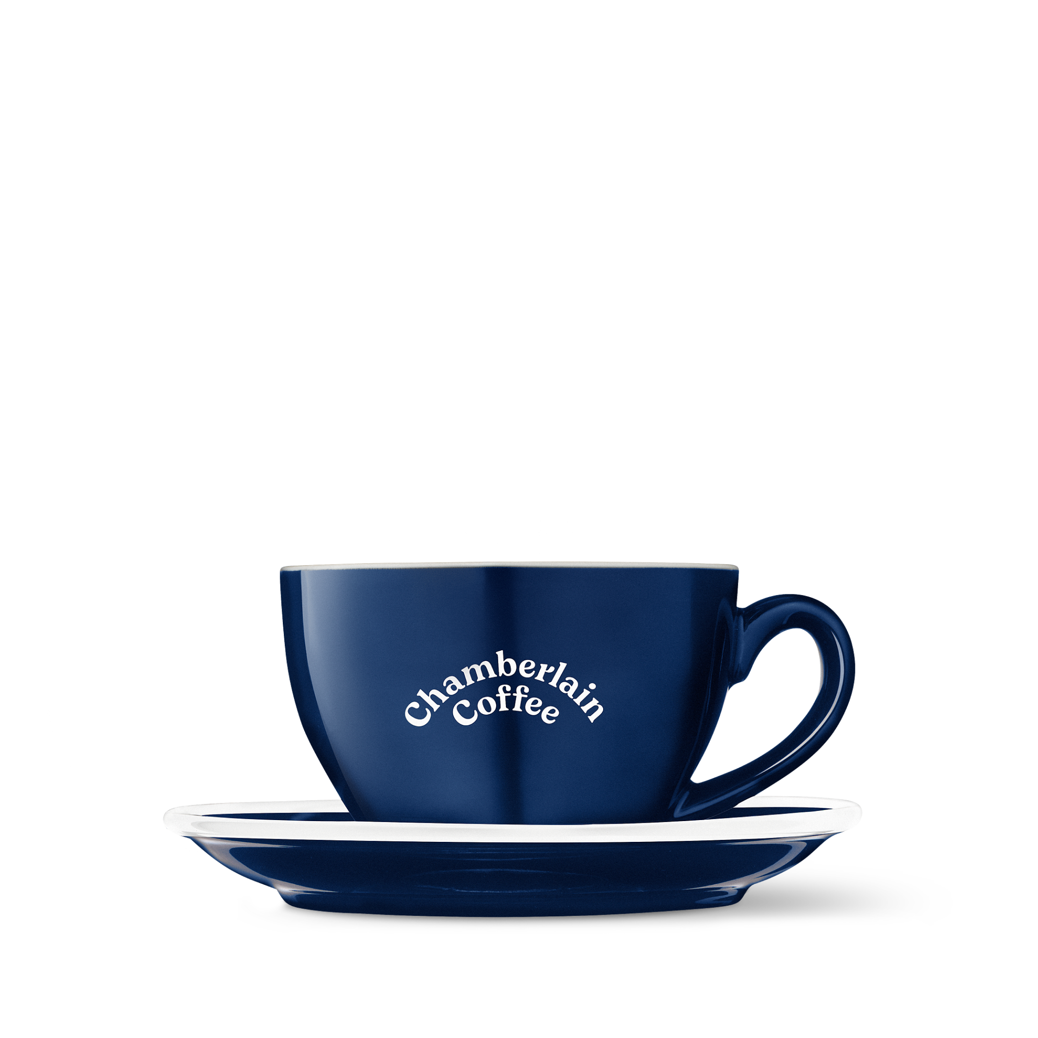 Navy Cup & Saucer