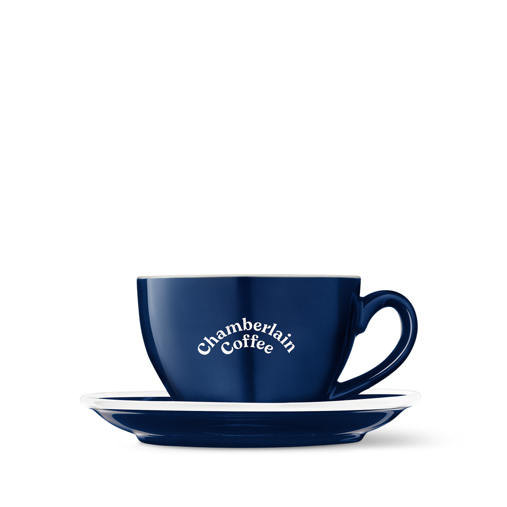 Navy Cup & Saucer