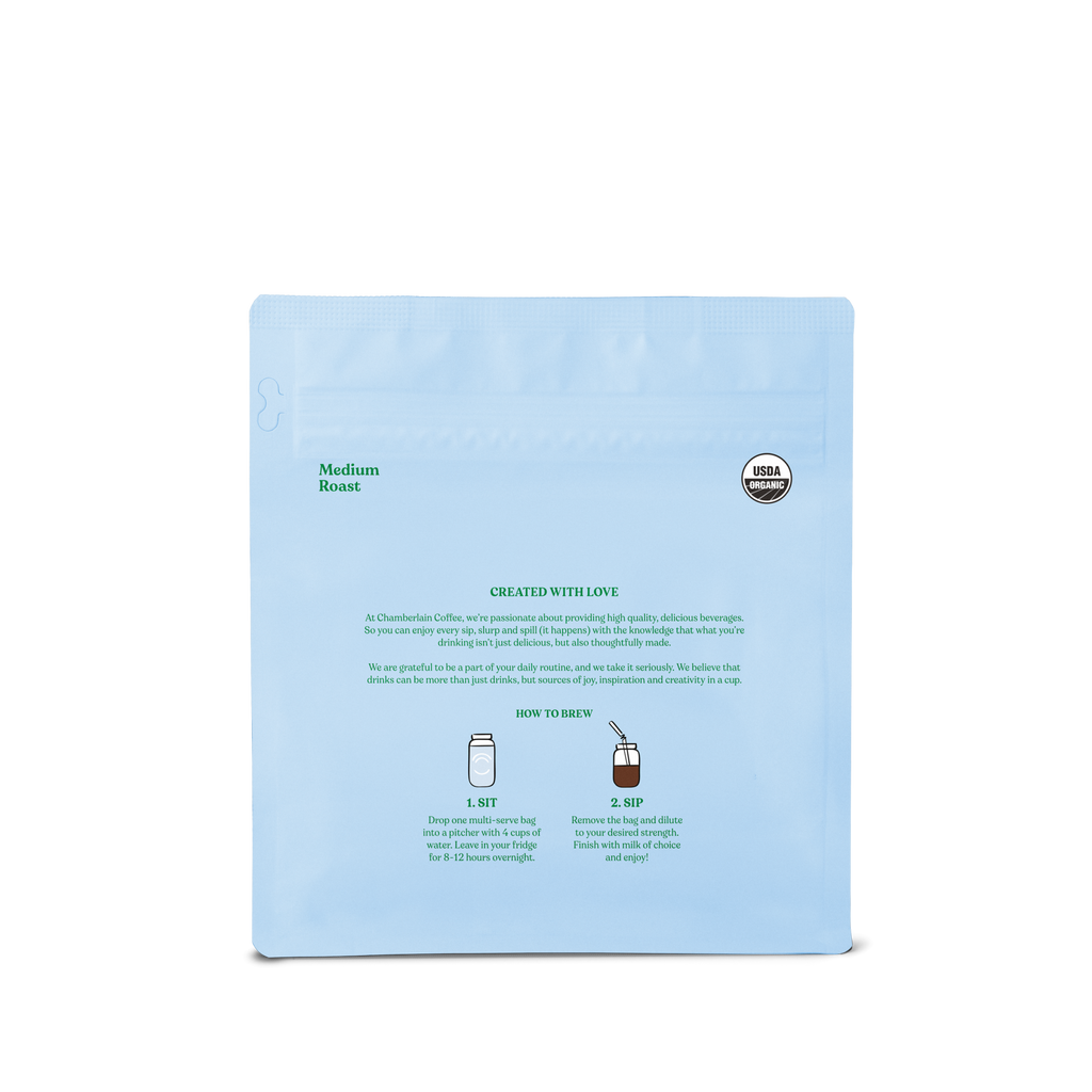 Organic Cold Brew Elephant Large Coffee Bags